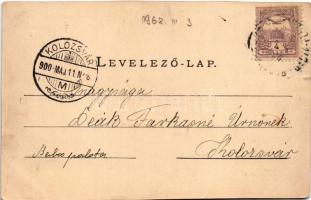 1900 Gyulafehérvár, Karlsburg, Alba Iulia; Losenau Denkmal, Offiziers-Pavillon. Bernhard Weiss / Los...