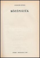 Flesch János: Középjáték. Bp.,1987, Sport. Kiadói kartonált papírkötés