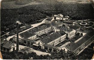 1918 Algyógy, Geoagiu; M. kir. áll. vasgyárak szanatóriumának látképe / iron factory's sanatorium (kopott sarkak / worn corners)