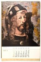 1970 Szász Endre legnagyobb festőkről készült naptára,, magyar, német, orosz, angol és francia nyelv...