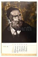 1970 Szász Endre legnagyobb festőkről készült naptára,, magyar, német, orosz, angol és francia nyelv...