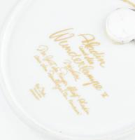 Rosenthal "Aladdin és a csodalámpa" sorozat, V-VIII., 4 db porcelán dísztányér, tervező: B...