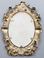 cca 19. sz. közepe - második fele, Szűz Mária ábrázolásával, kézzel festett porcelánkép kegytárgy, e...