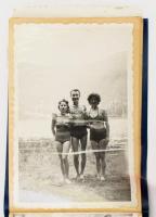 Bálványosfürdő (Băile Bálványos), fürdőélet, 20 db fotó kisméretű albumban, 6x8,5 cm