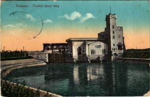 1912 Temesvár, Timisoara; Gyárváros, villanytelep / Elektrizitätswerke / Fabric electric power plant, power station, hydroelectric turbine (kopott sarkak / worn corners)
