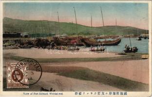 1913 Weihai, Weihaiwei; View of Port Edward (EK)
