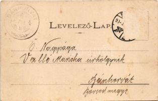 1899 (Vorläufer!) Budapest XII. Svábhegy, Templom tér, piac (EB)