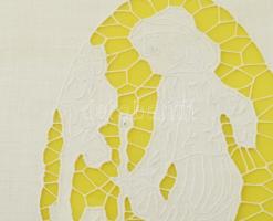 Páros csipkekép, egyenként 24x15 cm, kerettel 38x46 cm