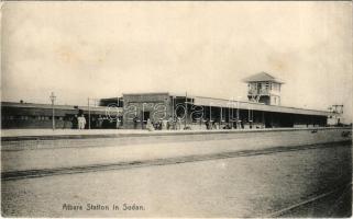Atbara, Railway Station. Editor M. Venieris photographer (Khartoum) (EB)