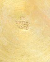 Art deco ezüstözött kiöntő, jelzett, m: 9 cm