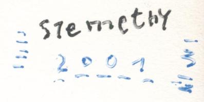 Szemethy Imre (1945-): V4. Lito-ofszet, papír, jelzett, számozott (119/200), 29x23 cm. A 2001-ben me...