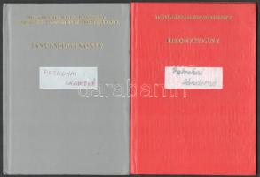 1979-1981 MSZMP pártoktatási leckekönyv és bizonyítvány kezdő rendőrtiszt részére