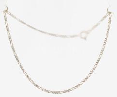 Ezüst (Ag) figaro bokalánc, h: 24 cm, 1,7g