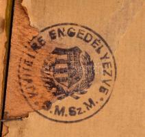 Pállya Celesztin (1864-1948): Piac. Olaj, falemez, jelzett. Hátoldalán Országos Magyar Szépművészeti...