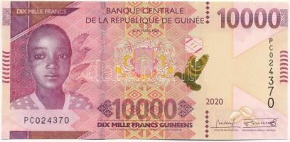 Guinea 2020. 10000Fr "PC 024370" T:AU Guinea 2020. 10.000 Francs "PC 024370" C:AU