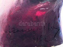 Jeney Zoltán: Zsuzsi. 1952. Festett gipsz büszt, jelzett, kopással, m: 49 cm /// KIZÁRÓLAG SZEMÉLYES...