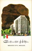 Mexico City, Continental Hilton hotel advertisement card (EK)