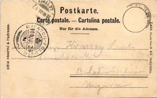 1900 Bern, Käfigturm / Baroque tower, café. A. Wicky phot. (fl)