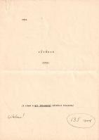 [Kézirat] Weöres Sándor 15 gépelt oldal terjedelmű, saját kézzel sűrűn javított műfordítás-kézirata ...