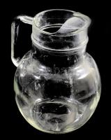 Limonádés kancsó, jelzés nélkül, hibátlan, m: 22 cm
