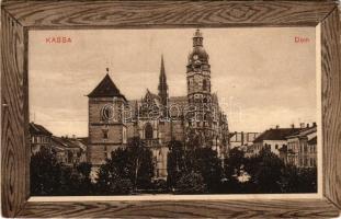 1910 Kassa, Kosice; Dom / székesegyház, templom. Egy és két koronás áruház kiadása / cathedral (EK)