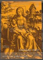 Karácsony: Dürer festmény blokk, Christmas: Dürer painting block