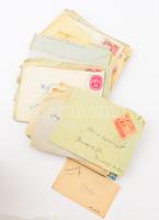 cca 1900-1950 70 db levél küldemény,