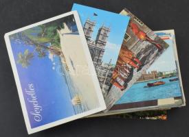 100 db MODERN külföldi város képeslap / 100 modern foreign town postcards