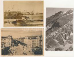 21 db RÉGI külföldi város képeslap, vegyes minőségben / 21 pre-1945 foreign town postcards in mixed ...