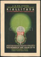 1939 A M. Kir. Honvéd Térképészeti Intézet kiállítása 20 éves fennállása alkalmából, ismertető prospektus, 7p