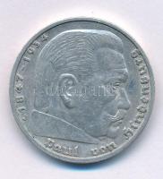 Német Harmadik Birodalom 1935J 5M Ag "Paul von Hindenburg" T:XF
German Third Reich 1935J ...