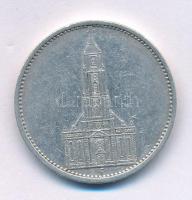 Német Harmadik Birodalom 1934F 5M Ag "Garnisonkirche" T:XF,VF
German Third Reich 1934F 5 ...