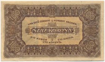 1923. 100K nyomdahely jelölés nélkül T:F beszakadások Adamo K30
