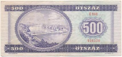 1990. 500Ft "E 940 036330" T:F szép papír
Adamo F43