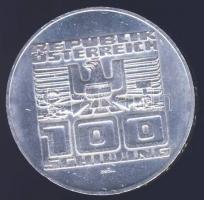 Ausztria 1977. 100Sch Ag "Festung Hohensalzburg" T:BU