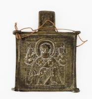 Bronz úti ikon. 5x7 cm