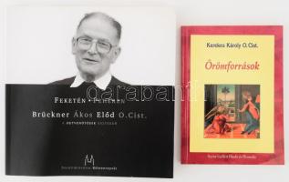 Kerekes Károly: Örömforrások. A szerző, Kerekes János Károly (1918?2009) zirci apát által DEDIKÁLT példány! Bp., Szent Gellért Kiadó és Nyomda. Kiadói papírkötés, jó állapotban. + Brückner Ákos Előd: Feketén, fehéren. DEDIKÁLT! Kiadói papírkötés, jó állapotban.