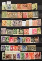 Románia 1890-2002 781 db bélyeg, közte sorok + 5 db blokk + 3 db levél, 10 lapos A4-es berakóban
