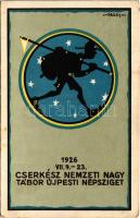 1936 Cserkész Nemzeti Nagy Tábor az Újpesti Népszigeten / Hungarian National Boy Scout Camping Festival s: Mátis (gyűrődések / creases)