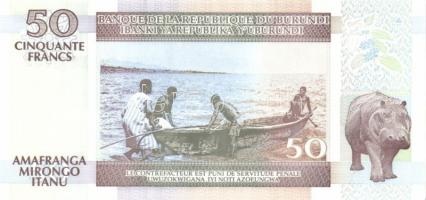 Burundi 7db klf modern bankjegy T:I