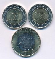 2022. 100Ft "Pénzmúzeum" + 2024. 100Ft bimetál "Magyar Nemzeti Bank" + 200Ft bim...