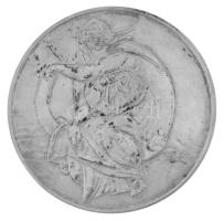 Kiss Kovács Gyula (1922-1984) DN "Michelangelo" kétoldalas ezüstözött bronz emlékérem (60m...