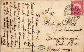 1929 Bélapátfalva, Bélaapátfalva (Borsod); Portland cementgyár kőbányája és sodronypályája + "E...