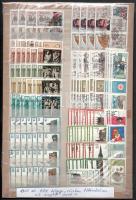 Bulgária 1996-2009 3 klf bolgár Europa CEPT bélyegfüzet (kihajtva) + NDK 1.300 bélyeg másodpéldányokkal, köztük teljes sorok is