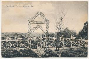 1925 Csíkszentmárton, Sanmartin; Hősök temetője / military war cemetery (fl)