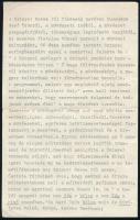 1939 novembere, Szőnyi István gyászbeszéde a Szinyei Merse Pál Társaság nevében, Gerő Ödön (1863-1939) műkritikus, író temetésekor. Egy géppel írt oldal, Hátoldalán "Elmondta Szőnyi István" ceruzás felirattal. 1930-ban Gerő Ödönt a Szinyei Merse Pál Társaság rendes tagjává választották, halálakor gyásztáviratot küldtek a családjának. Becses művészettörténeti ritkaság!