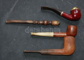 3 db pipa + egy pipaszár / pipes