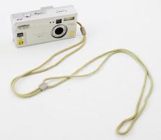 Panasonic Lumix DMC-F7 digitális fényképezőgép, Leica objektívvel, kissé kopott