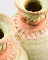 Kiss Roóz Ilona (1920-2010): Éneklő pár váza. Jelzett, minimális kopással, 17x20 cm