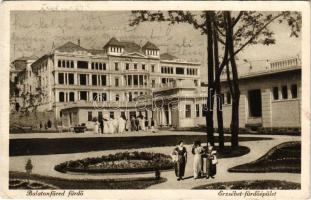 1923 Balatonfüred, Erzsébet fürdő (gyűrődések / creases)